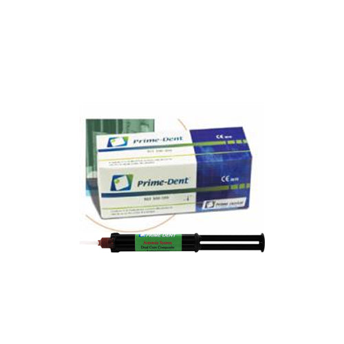 Prime Dental 100-100 Dual Cure Composite Luting Cement Syringe Kit 4/Pk Natural A2 Prime Dental 100-100 Dual Cure Composite Luting Cement Syringe Kit 4/Pk Natural A2